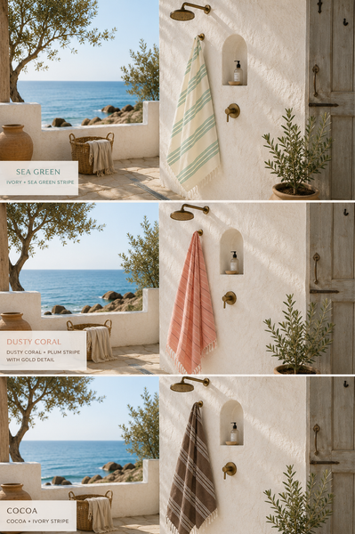 Mediterranean Lightweight Beach Towel