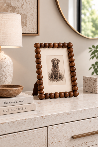 Beaded Rectangle Frame