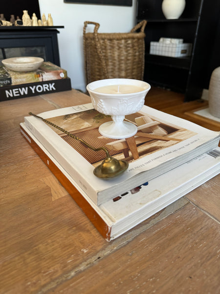 Vintage Mill Glass Soy Candle