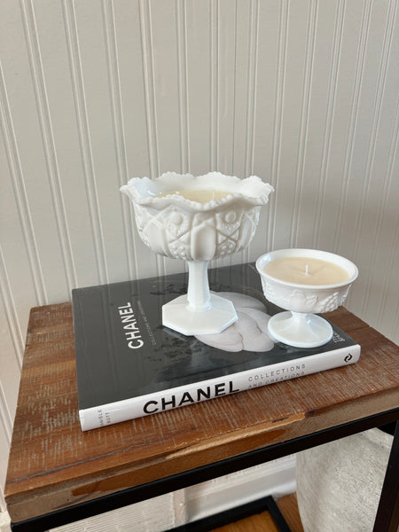 Vintage Mill Glass Soy Candle