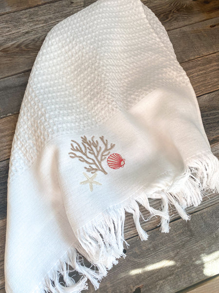 St.Barts Embroidered Towel