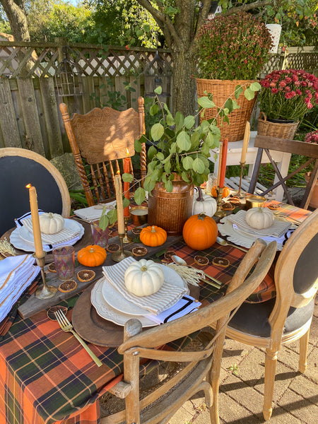 Ticking Stripe Farmhouse Napkins