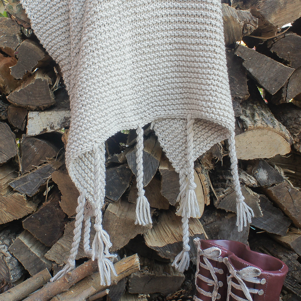 Riviera Hand Knit Chunky Wool Throw