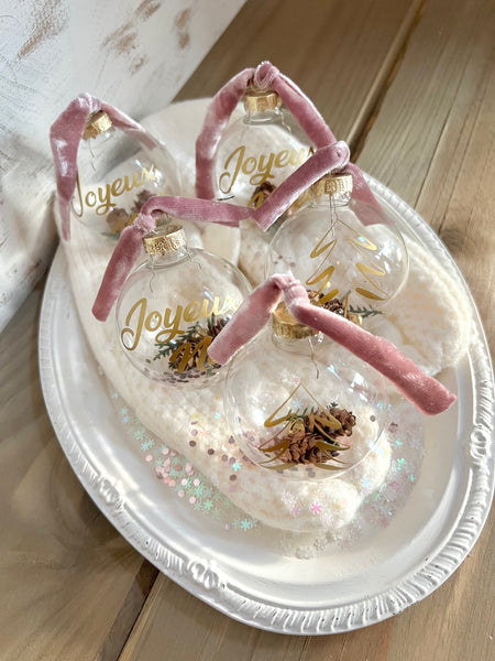 Pink Christmas Ornament