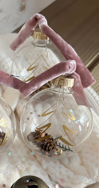 Pink Christmas Ornament