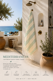 Mediterranean Lightweight Beach Towel