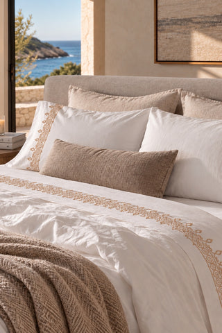 Amalfi Botanical Embroidered Sheet Set