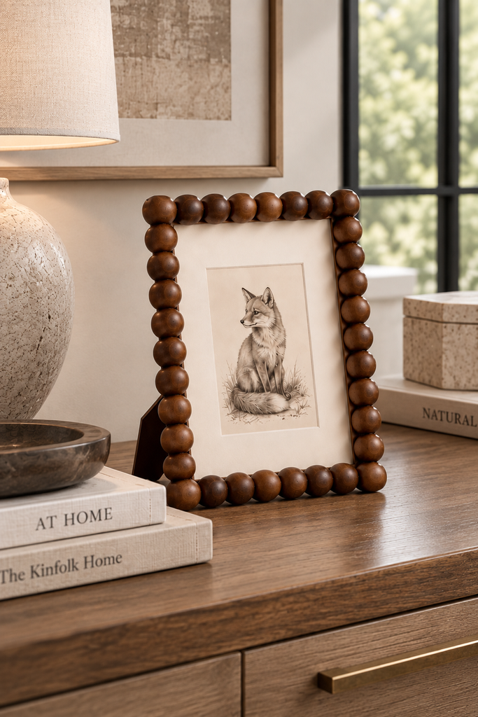 Beaded Rectangle Frame