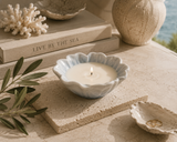 Floral Ceramic Soy Candle