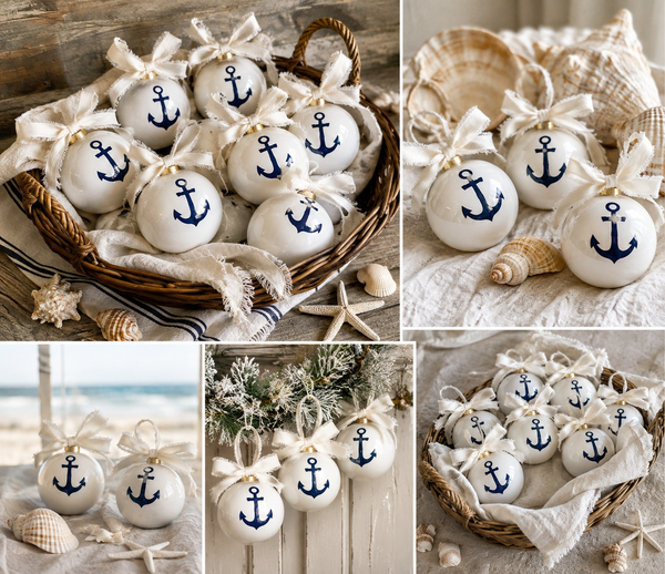 Nautical Ball Ornament
