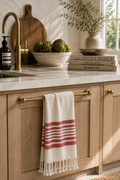 Mediterranean Red Stripe Towel