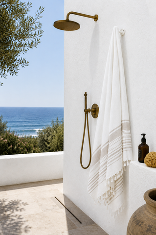 Mediterranean Lightweight Beach Towel