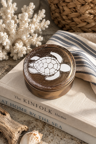 Weathered Sea Turtle Mini Tin