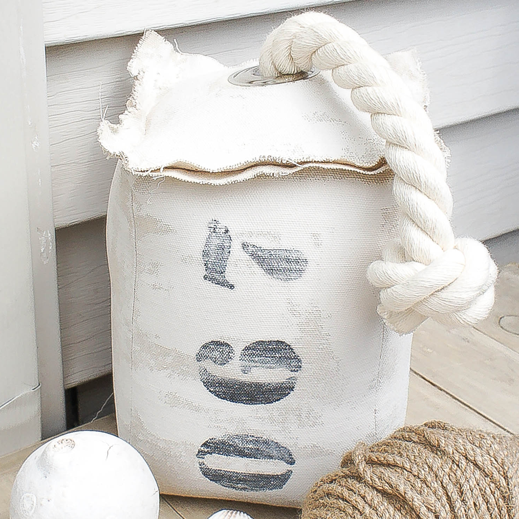 067 Nautical Fabric Buoy Door Stopper