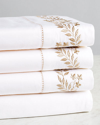 Amalfi Botanical Embroidered Sheet Set