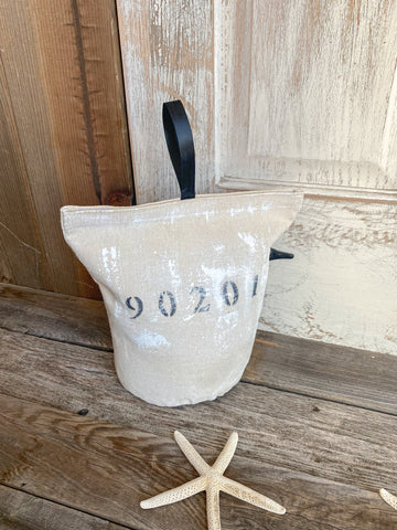 Personalized Rustic Unfilled Door Stop