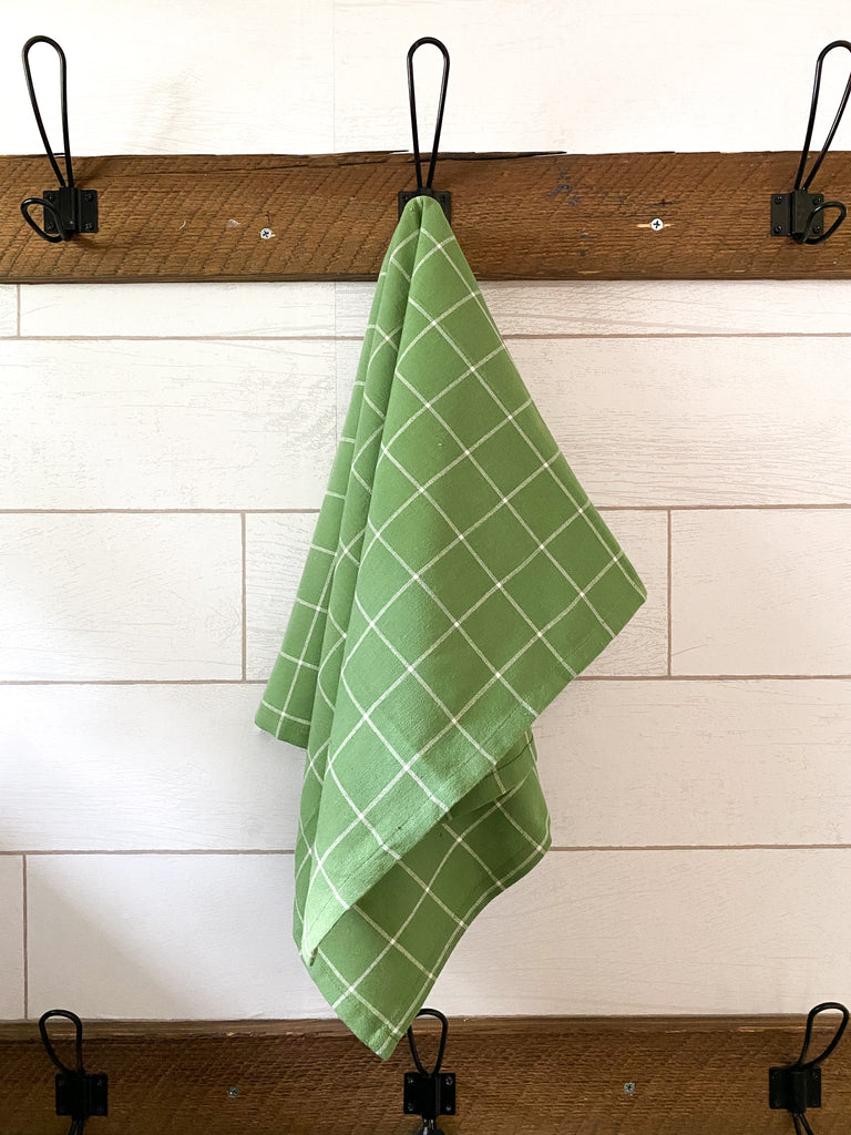 Windowpane Plaid Kitchen Towel