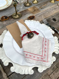 Festive Napkin Rings With Jingle Bells