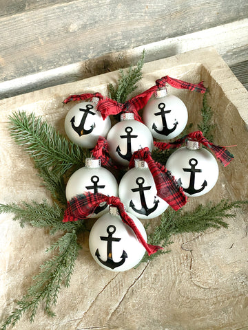 Nautical Ball Ornament