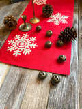 Scandinavian Style Embroidered Table Runner