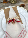 Festive Beaded Napkin Rings