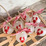 Nautical Sea Glass Ball Ornament