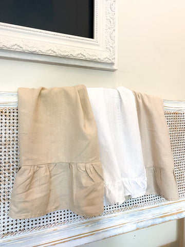 Linen Ruffle Towel