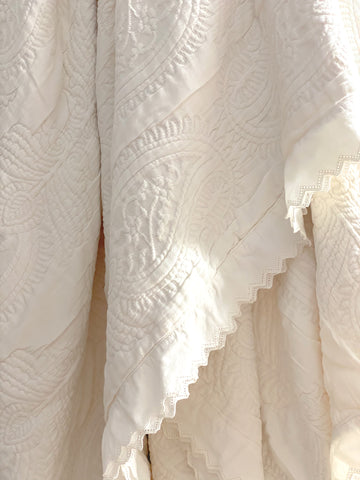 Ruffle Matelasse Bedspread