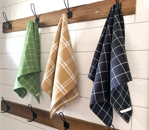 Windowpane Plaid Kitchen Towel