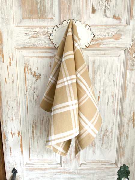 Windowpane Plaid Kitchen Towel