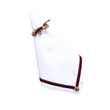 Bells Velvet Trim Napkin