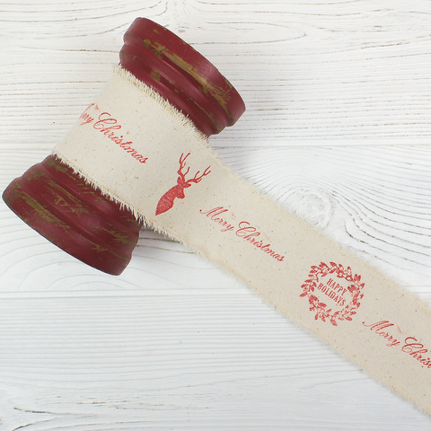 Reindeer Decoration Ribbon