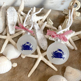Nautical Sea Glass Ball Ornament