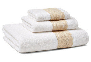 Mediterranean Crochet Edge Towels