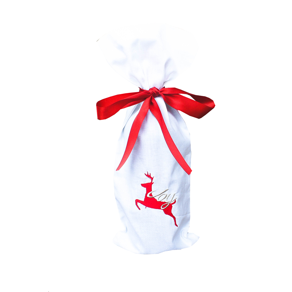Reindeer Wine Bag