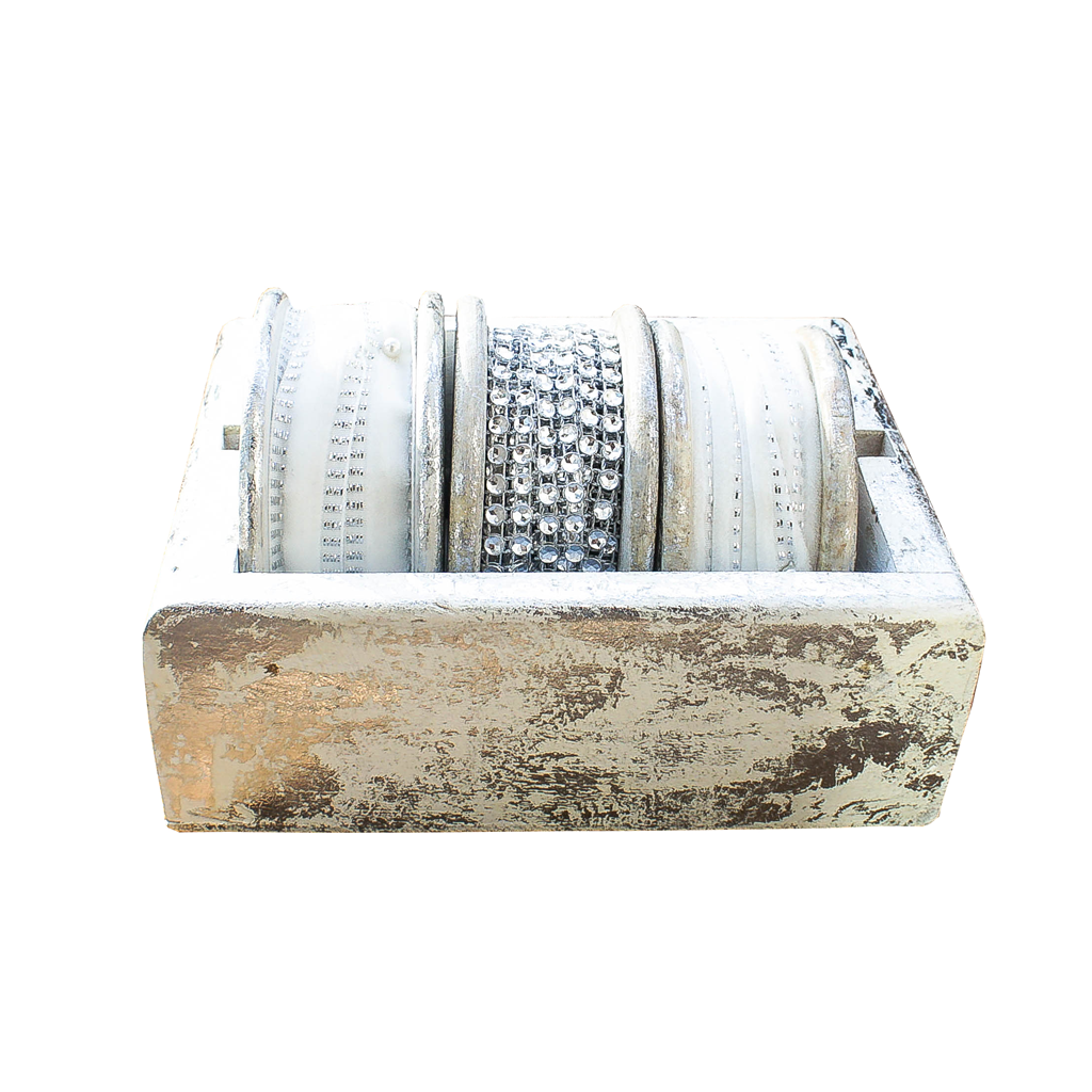 Silver Tones Gift Ribbon Set