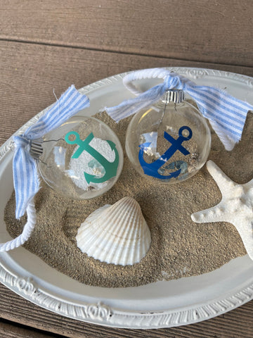 Nautical bubble ornament