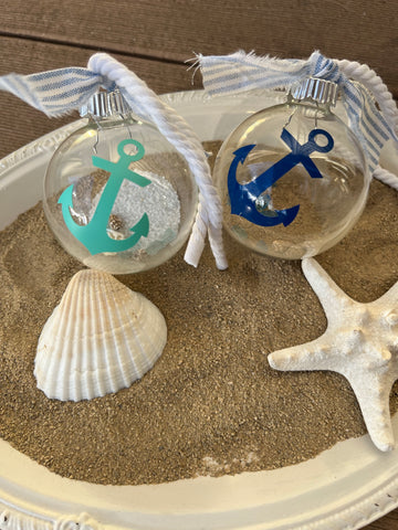 Nautical bubble ornament