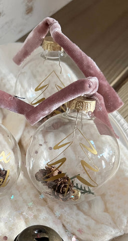 Pink Christmas Ornament