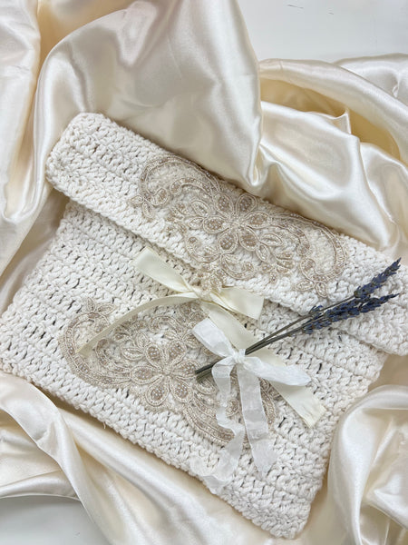 Embroidered Lingerie Bag