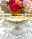 Soy Candles In Vintage Ice Cream Bowls