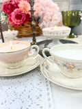 Mix And Match Soy Candles in Vintage Tea Cups