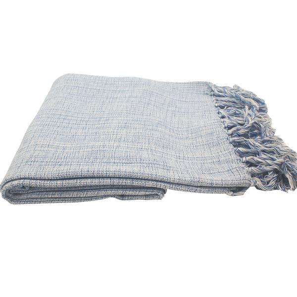 Nautical Cotton Melange Blanket