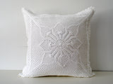 Santorini  Crochet Pillow Cover